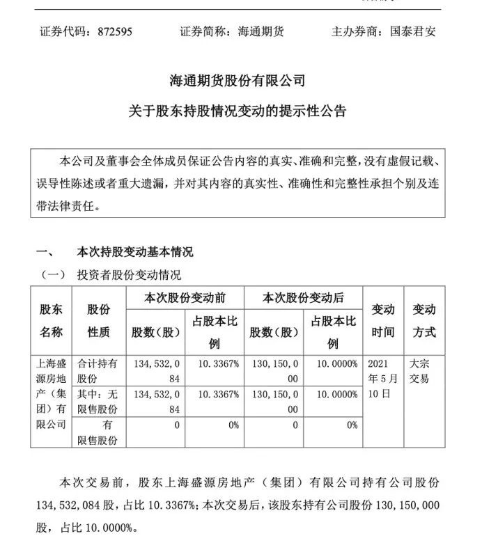 放弃境外业务海通期货拟注销香港全资子公司